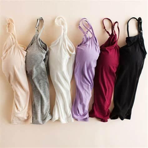 Discover Ultimate Comfort with Versatile Women's Loose Cami Tops with Built-In Support – (Pack of 2)