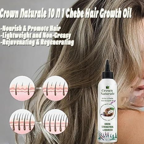 Forget Adibasi Hair Oil, Use Crown Naturale 10 N 1 Chebe Hair Growth Oil!